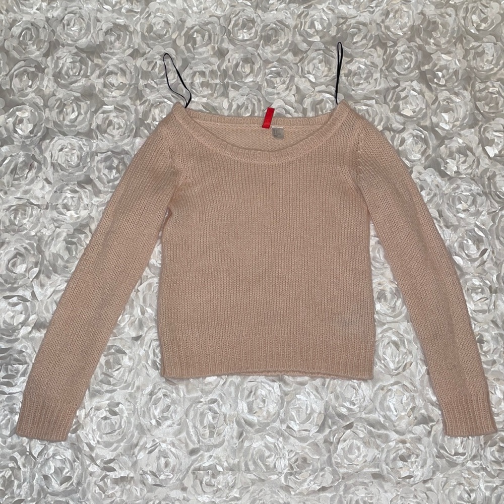Pastel Pink Knit Sweater